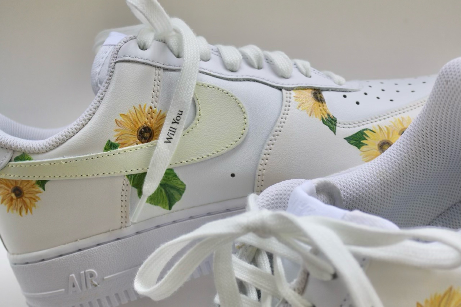 Custom hand-painted shoe