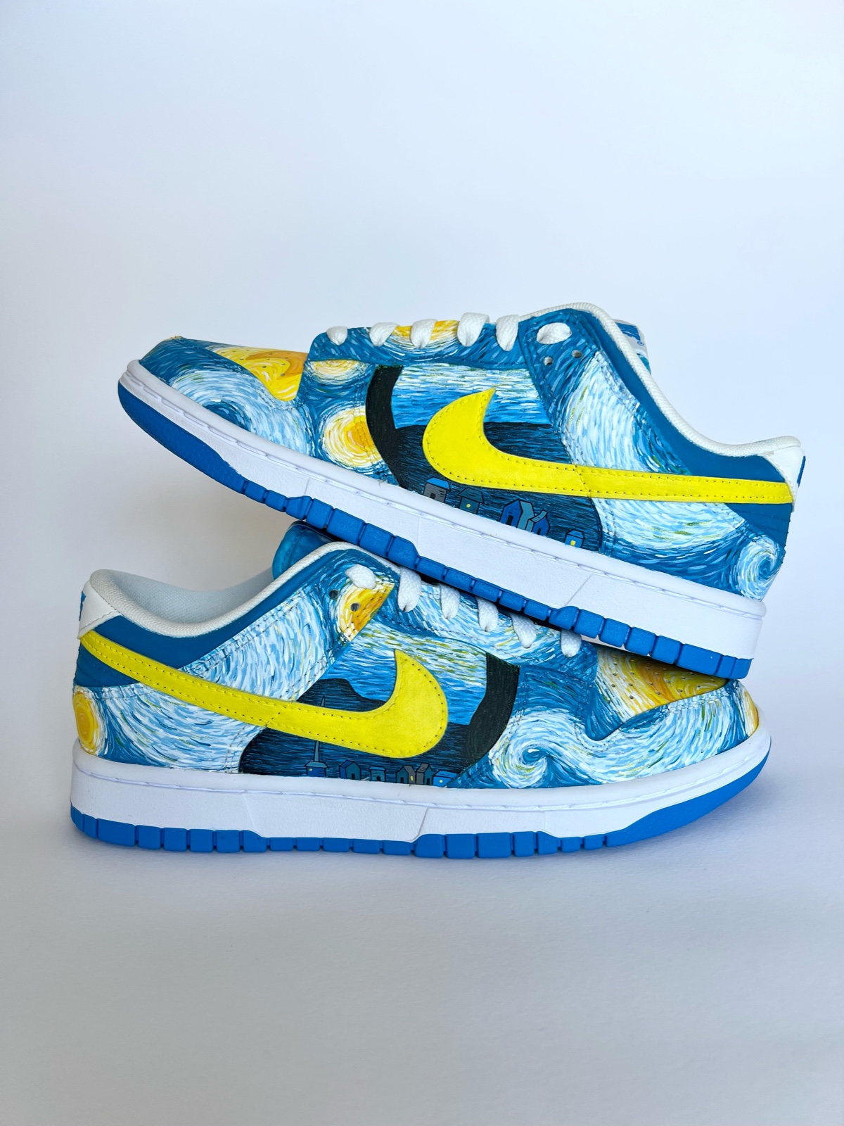 Custom hand-painted shoe